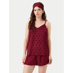 Tommy Hilfiger Tommy Hilfiger Pyjama UW0UW05551 Dunkelrot Regular Fit