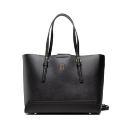 Tommy Hilfiger Geantă Tommy Hilfiger Th Timeless Med Tote AW0AW12211 BDS