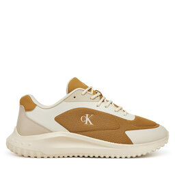Calvin Klein Jeans Сникърси Calvin Klein Jeans Eva Runner Low Mesh Mix YM0YM01185 Жълт