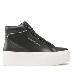 

Снікерcи Calvin Klein Jeans Flatform Mid Branded Laces YW0YW00869 Black/White 0GJ, Чорний