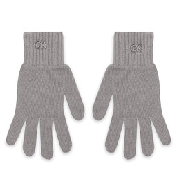 Calvin Klein Damhandskar Calvin Klein Re-Lock Knit Gloves K60K611164 Mid Grey Heather P4A