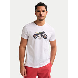 Petrol Industries Petrol Industries Camiseta M-1050-TSR671 Blanco Regular Fit