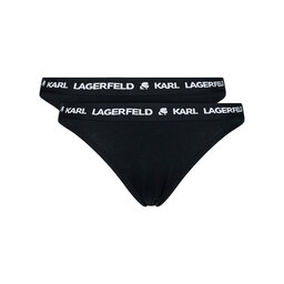 KARL LAGERFELD KARL LAGERFELD Panty-Set Logo Set 211W2127 Schwarz
