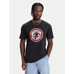 Converse Converse T-Shirt Neon Sign All Star Patch 10027722-A01 Μαύρο Regular Fit