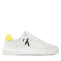 

Снікерcи Calvin Klein Jeans Chunky Cupsole Laceup Low Lth YM0YM00427 White/Safety Yellow 0LE, Білий