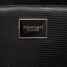 

Сумка Monnari BAG0590-M20 Black Croco 2022, Чорний