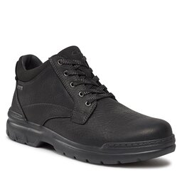 Clarks Botines planos Clarks Rockie Mid Gtx GORE-TEX 261734627 Black Leather