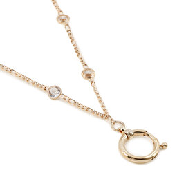 

Намисто Swarovski Curiosa Necklace 5629491 Cn Spring Ring/Cry Gos, Золотий