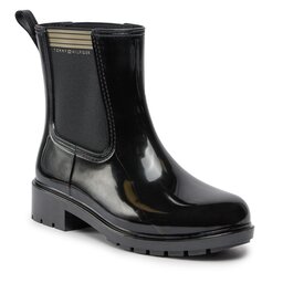 Tommy Hilfiger Гумени ботуши Tommy Hilfiger Essential Tommy Rainboot FW0FW07760 Black BDS