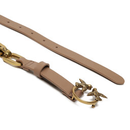 

Жіночий ремінь Pinko Love Day Macro Chain H2 Belt AI 23-24 PLT01 100139 A0F1 Beige D01Q, Коричневий