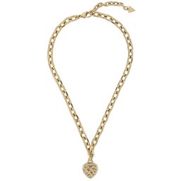 Guess Ogrlica Guess Heart Cage JUBN03 093JW YG