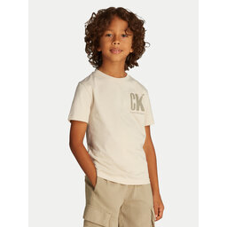 Calvin Klein Jeans Calvin Klein Jeans Camiseta Surf Graphic IB0IB02447 Beis Regular Fit