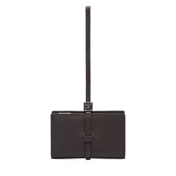 Calvin Klein Geldbörse Calvin Klein Emblem Hw Pebble Wallet On Strap LV04F1130G Braun