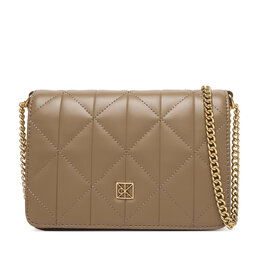 Calvin Klein Handtasche Calvin Klein Quilted Mini Chain Bag LV04F3321G Beige