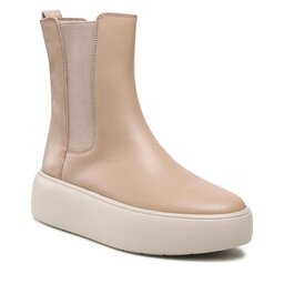Calvin Klein Bottines Calvin Klein Bubble Cup Chelsea HW0HW01518 Silver Mink A04