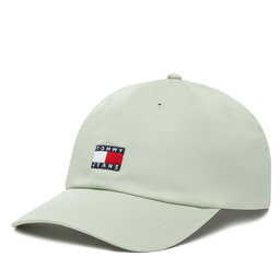 Tommy Jeans Czapka z daszkiem Tommy Jeans Tjm Heritage 6 Panel Cap AM0AM12020 Zielony
