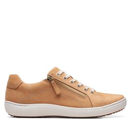 

Туфлі Clarks Nalle Lace 26171018 Camel Nubuck, Коричневий