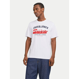 Jack&Jones Jack&Jones Póló Logo 12268267 Fehér Standard Fit