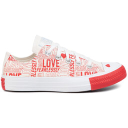 

Кеди Converse Ctas Ox 567311C Egret/University Red/White, Бежевий