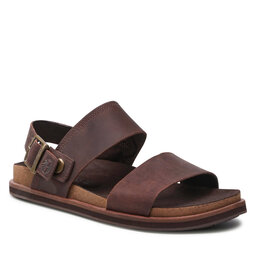 Timberland Sandales Timberland Amalfi Vibes 2Band Sandal TB0A419HV131 Dk Brown Full Grain