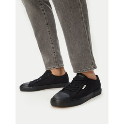 Calvin Klein Sneakers aus Stoff Calvin Klein Vulc Laceup Cv HM0HM02121 Schwarz