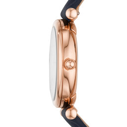 

Годинник Fossil Carlie ES4502 Navy/Rose Gold, Cиній