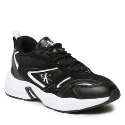 Calvin Klein Jeans Сникърси Calvin Klein Jeans Retro TTennis Su-Mesh Wn YW0YW00891 Black/Bright White BEH