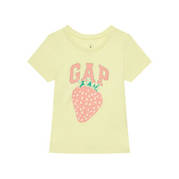 Gap Gap Póló 710285-03 Sárga Regular Fit