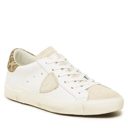 Philippe Model Sneakersy Philippe Model Prsx Low PRLD VL10 Blanc Brun