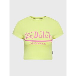 Von Dutch Von Dutch Marškinėliai Arta 6230061 Žalia Regular Fit