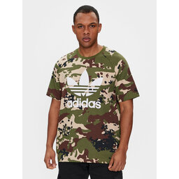 adidas adidas Camiseta Camo IS0215 Verde Regular Fit