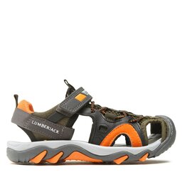 

Босоніжки Lumberjack CLOSED SANDAL ARMY GREEN/ORANGE, Зелений