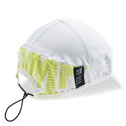 

Бейсболка Compressport Pro Racing Cap CU00003B White/Evening Primrose 019, Білий