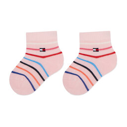 

Набір 2 пар низьких дитячих шкарпеток Tommy Hilfiger 701218359 Pink Combo 002, Рожевий