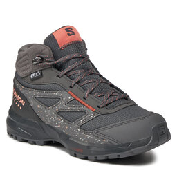 Salomon Trekkingschuhe Salomon Outway Mid Climasalomon™ Waterproof L47283600 Magnet/Phantom/Coral