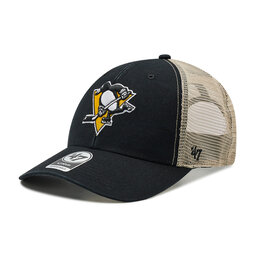 47 Brand Cappellino 47 Brand Nhl Pittsburgh Penguins Mvp Trucker H-FLGSW15GWP-BK Black