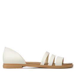 

Босоніжки Crocs Tulum Open Flat W 206109 Oyster/Tan, Білий