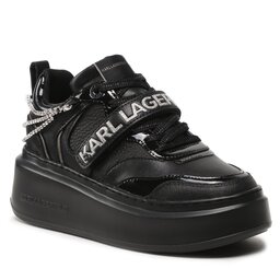 

Снікерcи KARL LAGERFELD KL63540D Black Lthr w/Silver, Чорний