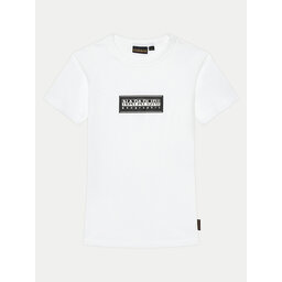 Napapijri Napapijri Camiseta Chamois NP0A4HYL S Blanco Regular Fit
