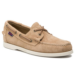 Sebago Mokasini Sebago Docksides Portland Suede 7000G90 Beige Camel 906