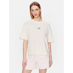 New Balance New Balance Camiseta WT31511 Beis Oversize