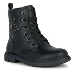 Geox Kozačky Geox Jr Eclair J169QN 000BU C9999 S Black