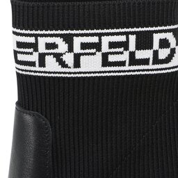 

Ботильйони KARL LAGERFELD KL31353 Black Knit Textile, Чорний