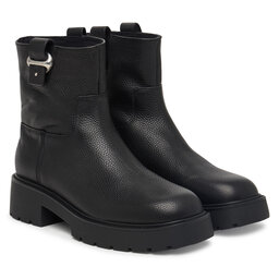 Calvin Klein Stiefeletten Calvin Klein Chunky Ankle Boot Lth Hdw HW0HW03202 Schwarz