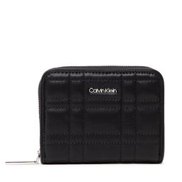 Calvin Klein Portofel Mare de Damă Calvin Klein Ck Touch Z/A Wallet Md K60K609598 Ck Black