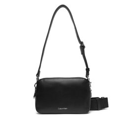 Calvin Klein Torbica Calvin Klein Webbing Double Strap Camera Bag LV04F3165G Crna