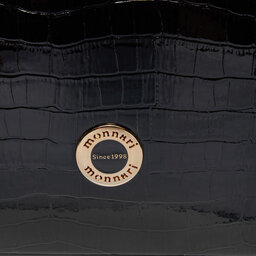 

Сумка Monnari BAG0350-020 Czarne Lakierowe Croco, Чорний