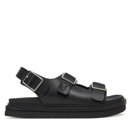 Calvin Klein Jeans Basutės Calvin Klein Jeans Flat Molded Sandal Buckle YW0YW01785 Juoda