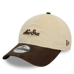 New Era Czapka z daszkiem New Era Premium Cord 9Twenty 60595315 Beżowy