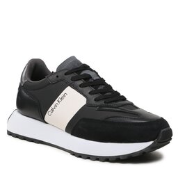 Calvin Klein Сникърси Calvin Klein Low Top Lace Up Mix New HM0HM01238 Black/White 0GQ